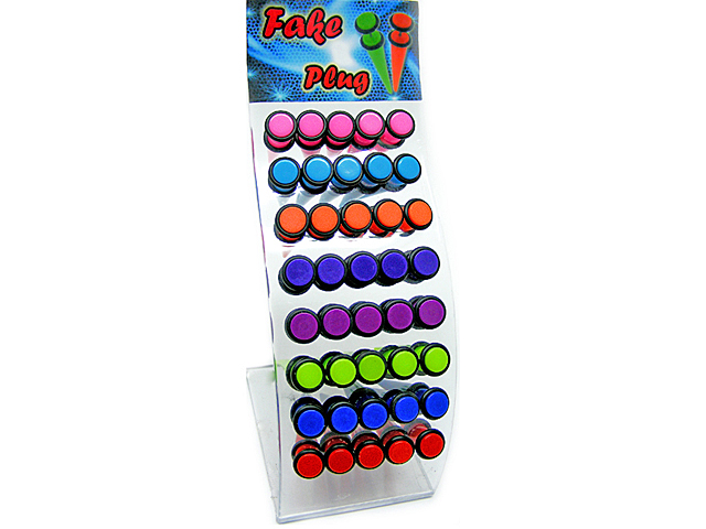 Display Fake Plug "Colorful" (40 Stück)