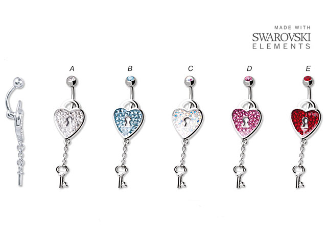 SS316L HEARTLOCK BANANA ( GLOSS FINISH )