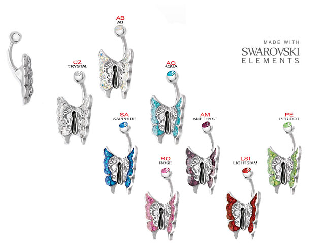 316L CASTING CRYSATLS MOTH BANANA