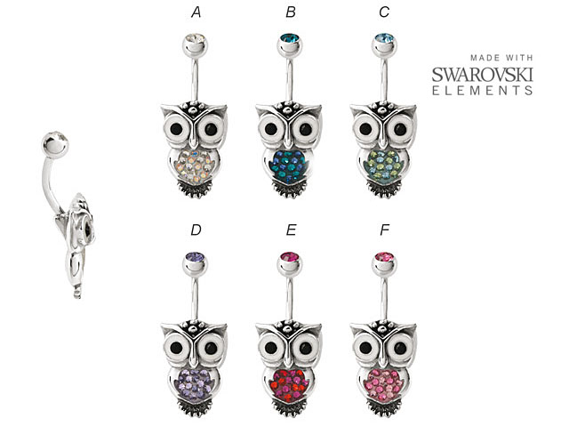 316L CRYSTAL OWL BANANA