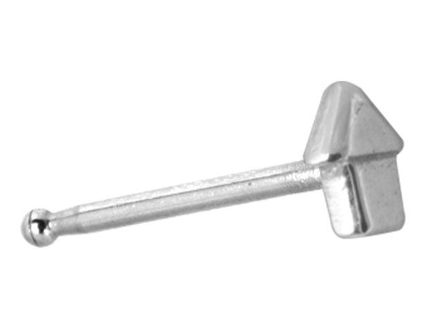 SS316L STEEL CASTING NOSE STUD BONE (ARROW)