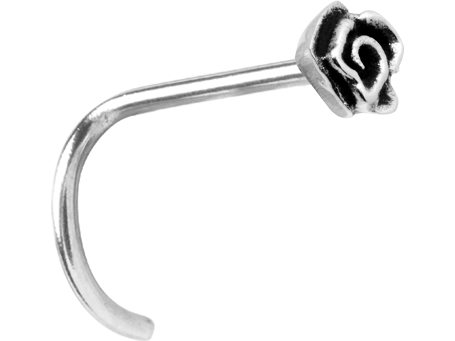 SS316L STEEL CASTING NOSE STUD (ROSE)