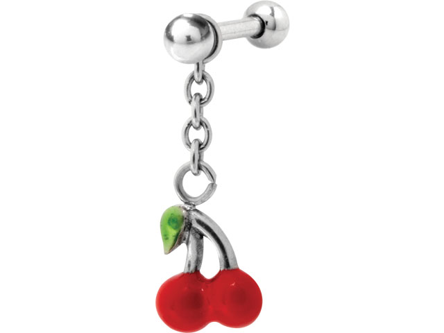 316L BARBELLS CHARMS (CHERRY)