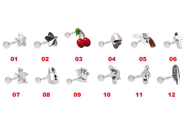 STEEL CASTING TRAGUS BARBELL