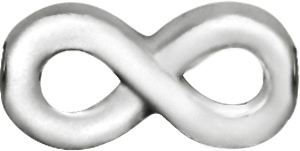 SS316L INDUSTRIAL BARBELL CHARM (INFINITY)