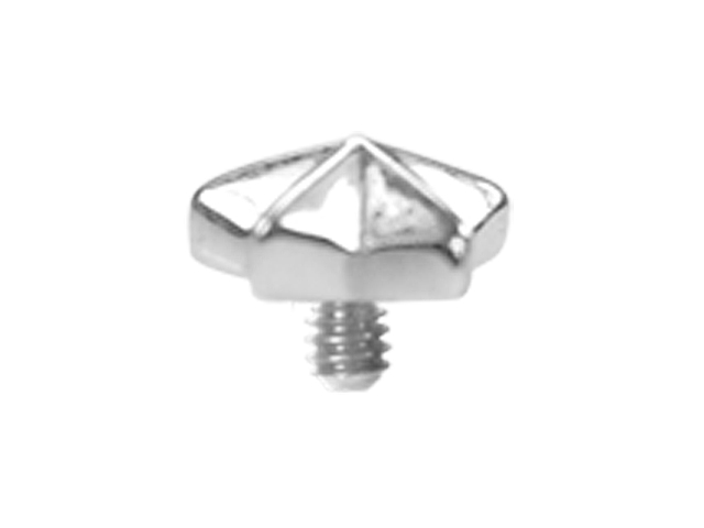 SS316L INTERNAL ATTACHMENT FOR DERMAL ANCHOR- (STAR)