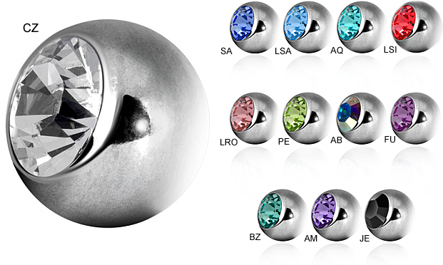 SS316L JEWELLED BALLS