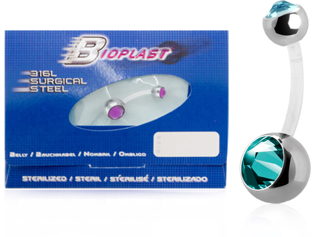 STERELIZED BIOPLAST DOUBLE JEWELLED STEEL BANANA