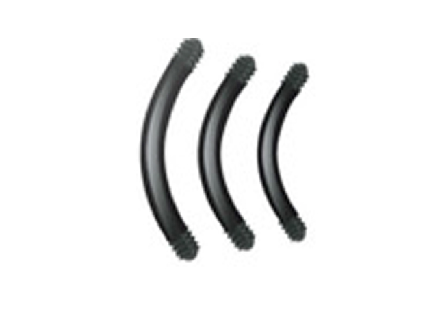 SS316L BLACK TITANIUM MICRO PINS (Banana)