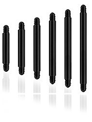 SS316L BLACK TITANIUM PINS (Barbells)