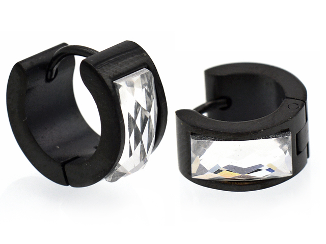 Klappcreole aus Edelstahl mit Stein