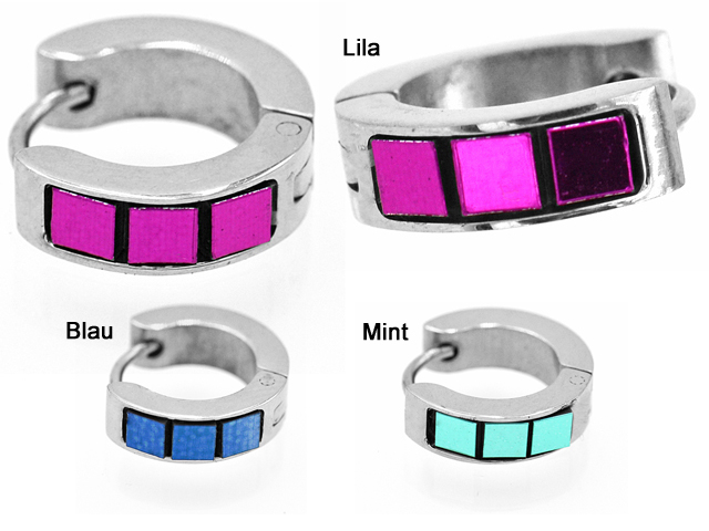 Creolen aus Edelstahl