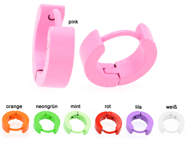 Creolen aus Edelstahl