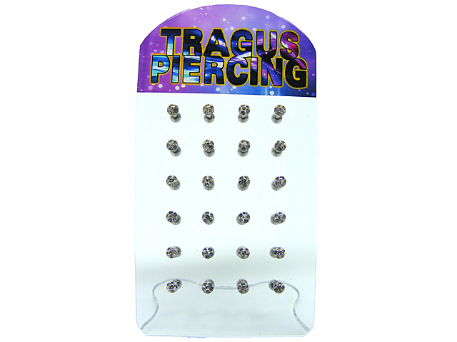 Display Tragus Piercing  (24 Stück)