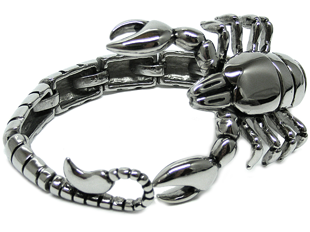 Edelstahlarmband "Skorpion" (22 cm)