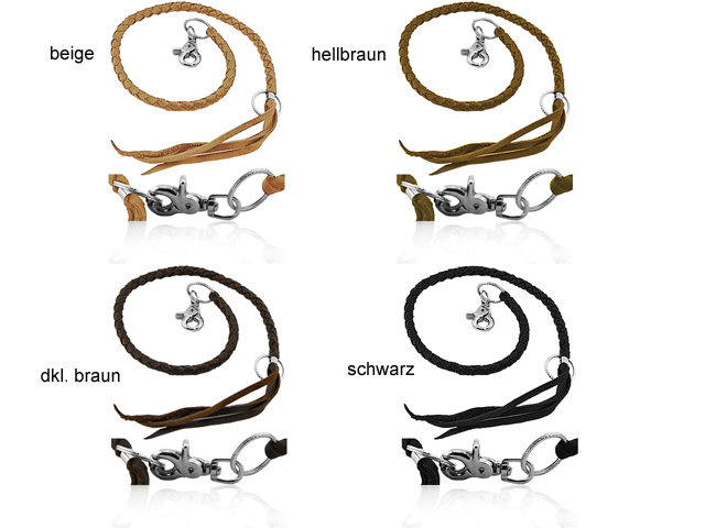 Portemonnaie-Kette Leder