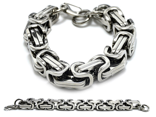 Edelstahlarmband "Ramon" (25cm)