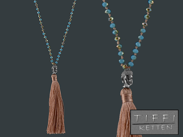 Kette "Tiffi" ca. 75cm (Lachs)