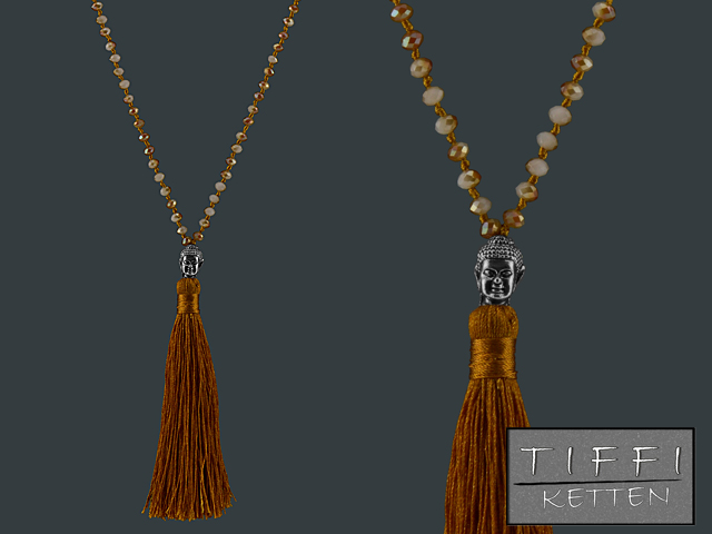 Kette "Tiffi" ca. 75cm (Topaz)