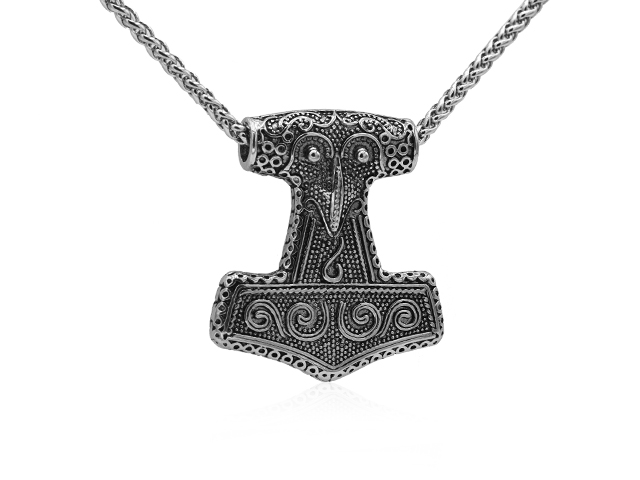 Edelstahlanhänger "Azteke"