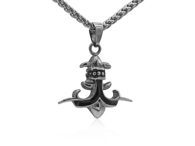 Edelstahlanhänger "Fleur de lis"