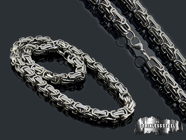 Edelstahl Königskette