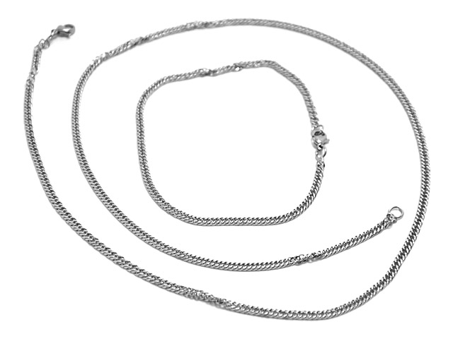 Edelstahl Panzerketten Set