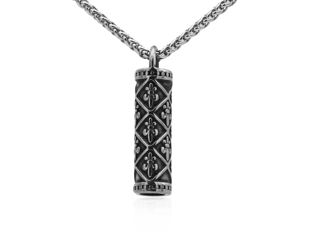 Edelstahlanhänger "Fleur de lis"