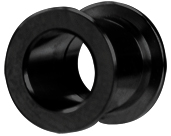 BLACK TITANIUM INTERNAL FLESH TUNNELS(3 - 10MM)