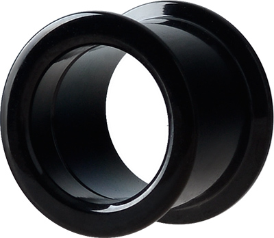 BLACK TITANIUM INTERNAL FLESH TUNNELS(11 - 16MM)