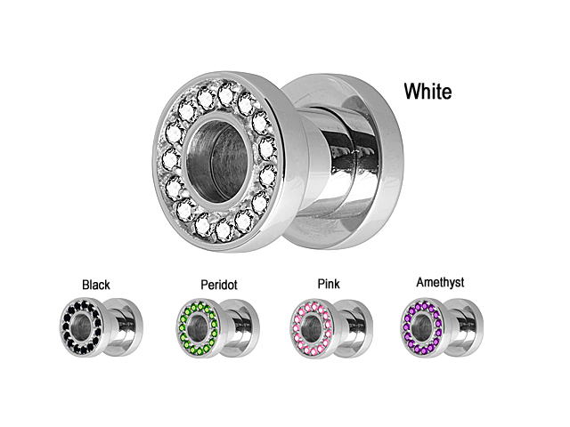 JEWELLED FLESH TUNNELS (6 - 16MM)