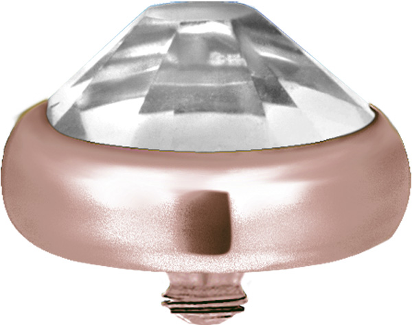 ROE GOLD TIT. INTERNAL ATT. (JEWELLED DISC)