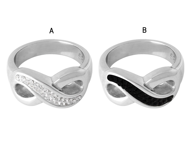 CRYSTAL INFINITY RING