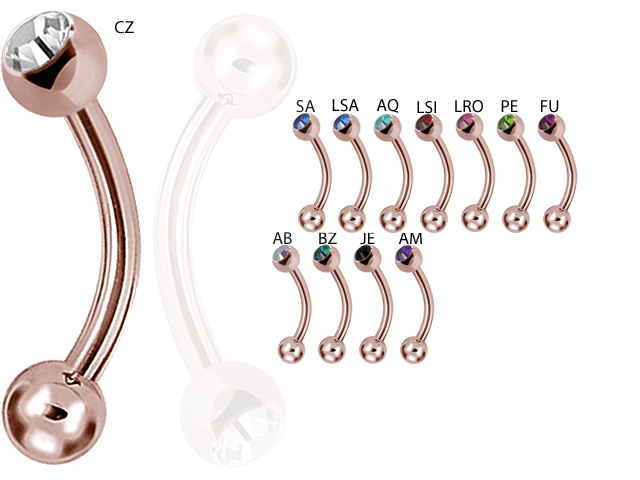 ROSEGOLD JEWELLED MICRO BANANAS