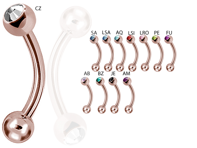 ROSEGOLD JEWELLED MICRO BANANAS