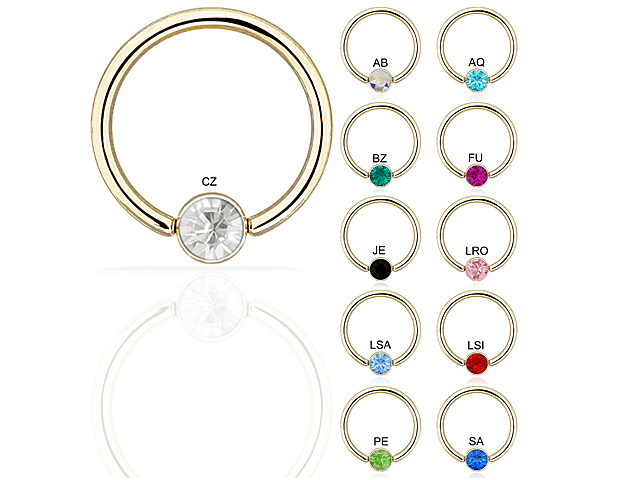 SS316L ROSE GOLD PVD JEW. FLAT STEEL BCR