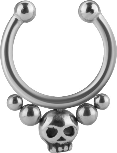 SS316L STEEL PLAIN FAKE SEPTUM RINGS