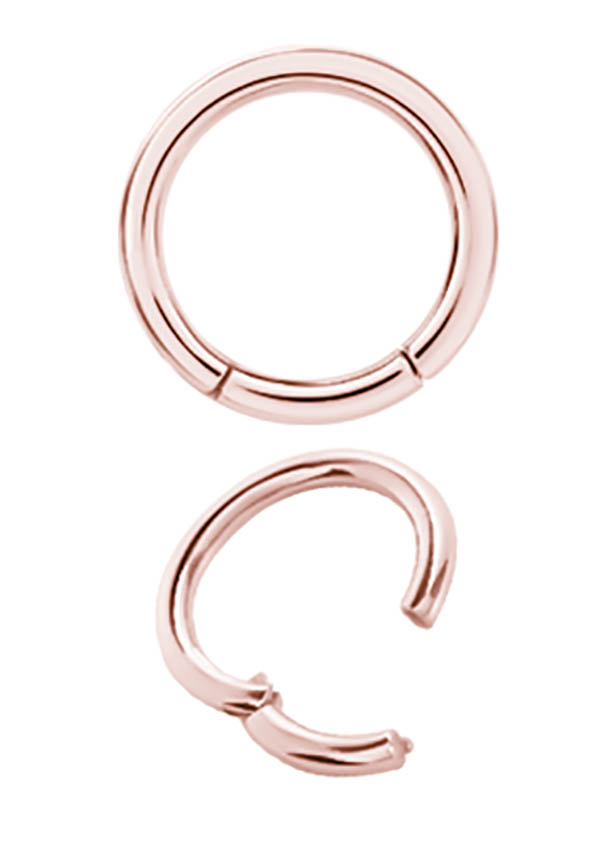 SS316L ROSE GOLD  HINGED SEGMENT RING (2.5MM)