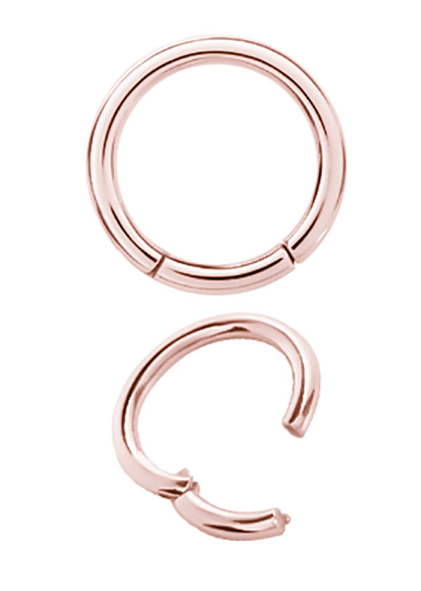 SS316L ROSE GOLD  HINGED SEGMENT RING (2.0MM)
