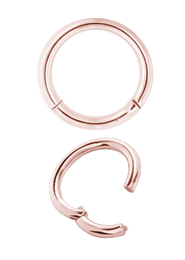 SS316L ROSE GOLD  HINGED SEGMENT RING (1.6MM)