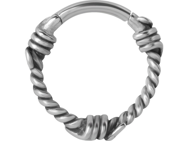 SS316L HINGED SEGMENT BARBWIRE RINGS
