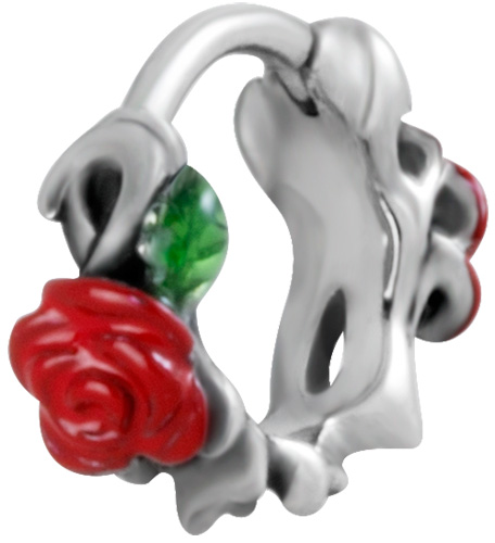 SS316L ROSE W. ENAMEL HINGED SEGMENT RINGS