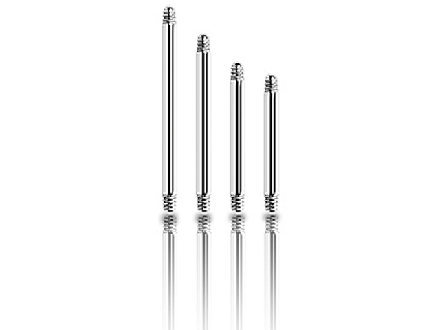 SS316L EXTERNALLY THREADED MICRO BARS