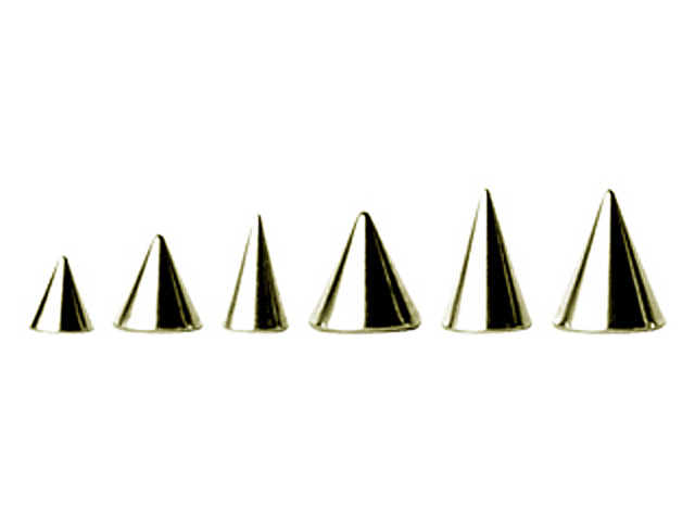 ZIRCON GOLD PVD SPIKES