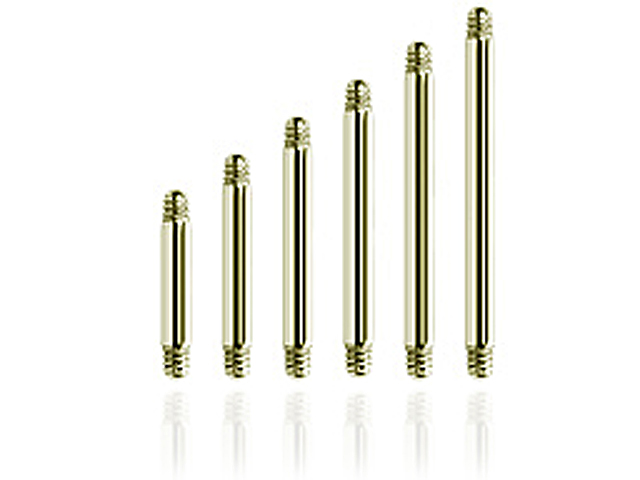 ZIRCON STEEL PVD BARBELL PINS (STEMS)