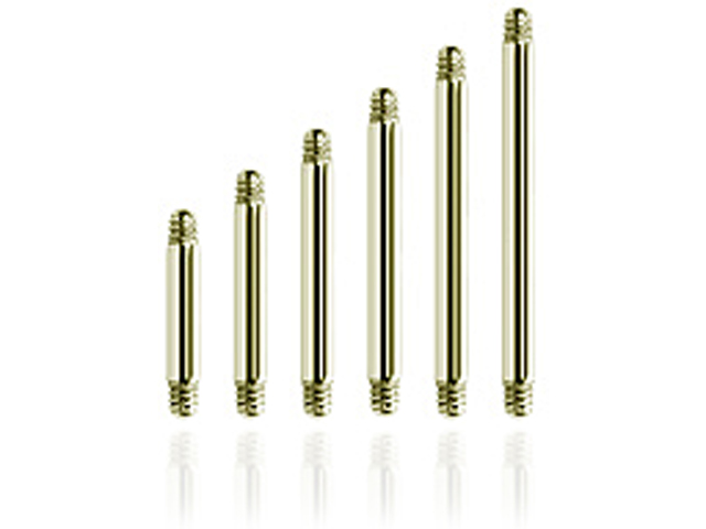 ZIRCON GOLD PVD MICRO PINS (STEMS)