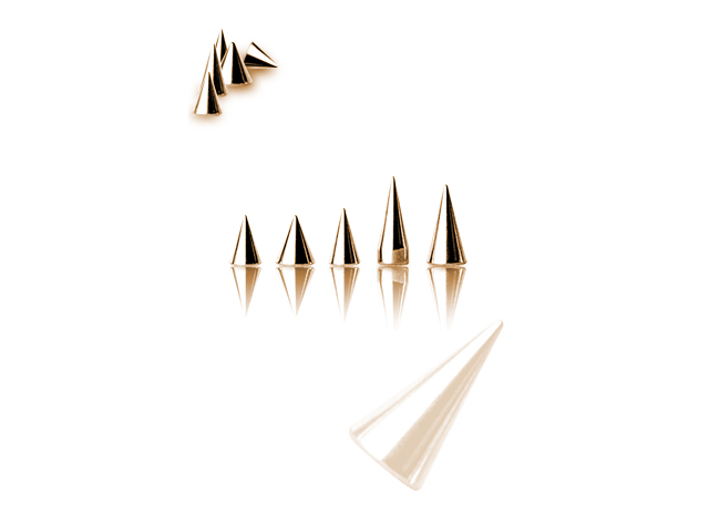 ROSE GOLD PVD SPIKES