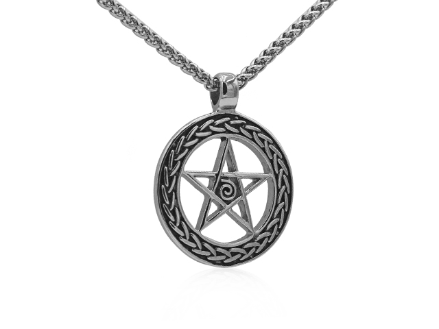 Edelstahlanhänger "Pentragram"