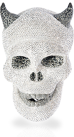 CRYSTAL SKULL SHOWPIECE (DEVIL SKULL)