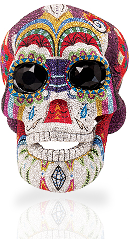 CRYSTAL SKULL SHOWPIECE (SUGAR SKULL)